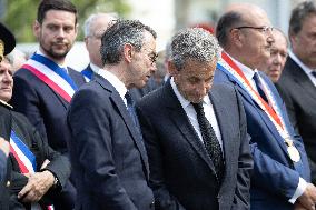 Ceremony in tribute to late policewoman Aurelie Fouquet - Villiers-sur-Marne