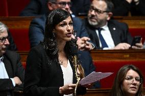 Questions to the government at the National Assembly in Paris FA
