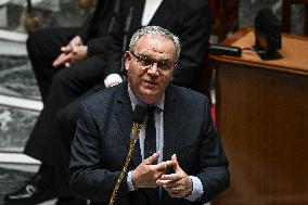 Questions to the government at the National Assembly in Paris FA