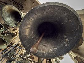 Bell ringing at St Michael's Monastery in Kyiv