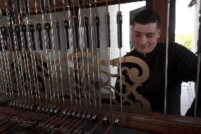 Bell ringing at St Michael's Monastery in Kyiv