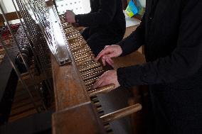 Bell ringing at St Michael's Monastery in Kyiv