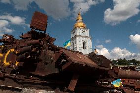 Bell ringing at St Michael's Monastery in Kyiv