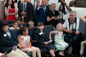 Leavitt Press Briefing for a Take Our Sons and Daughters to Work Day