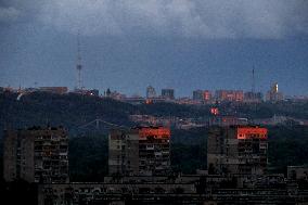 Sunrise in Kyiv