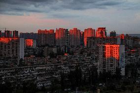 Sunrise in Kyiv