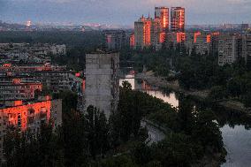 Sunrise in Kyiv