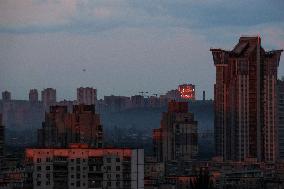 Sunrise in Kyiv