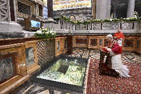 Pope Leo XIV Visits St. Paul Basilica - Rome