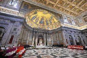 Pope Leo XIV Visits St. Paul Basilica - Rome