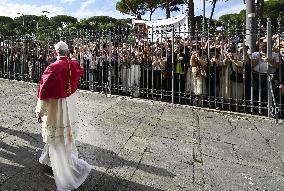 Pope Leo XIV Visits St. Paul Basilica - Rome