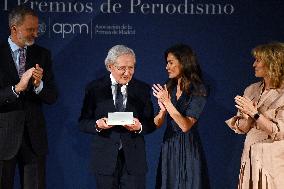 Spanish Royal Couple At Madrid Press Association Awards Ceremony - Spain