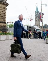 PM Mark Carney On His Way To Cabinet Meeting - Canada