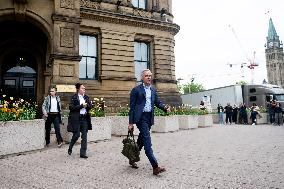 PM Mark Carney On His Way To Cabinet Meeting - Canada