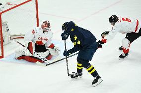ICE HOCKEY WC SWEDEN-CANADA