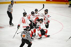 ICE HOCKEY WC SWEDEN-CANADA