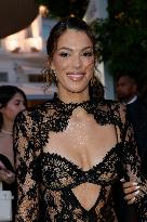 Cannes Iris Mittenaere leaves Hotel Martinez MP