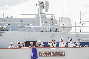 Philippine President Marcos Jr. visits Subic naval base