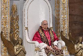 Pope Leo XIV Visits St. Paul Basilica - Rom