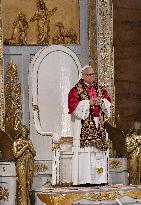 Pope Leo XIV Visits St. Paul Basilica - Rom