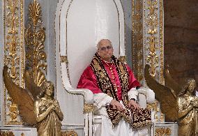 Pope Leo XIV Visits St. Paul Basilica - Rom