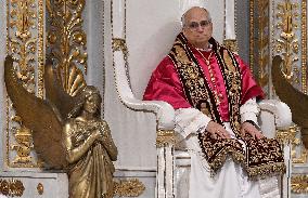 Pope Leo XIV Visits St. Paul Basilica - Rom