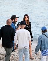 Cannes - Emily Ratajkowski Beach Photoshoot