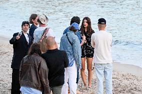 Cannes - Emily Ratajkowski Beach Photoshoot