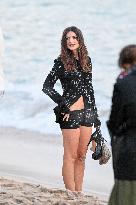 Cannes - Emily Ratajkowski Beach Photoshoot