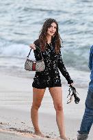 Cannes - Emily Ratajkowski Beach Photoshoot
