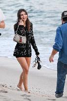 Cannes - Emily Ratajkowski Beach Photoshoot