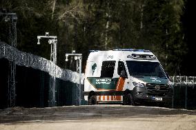FINLAND - RUSSIA - BORDER - FENCE