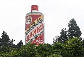 Giant Moutai Wine Bottle