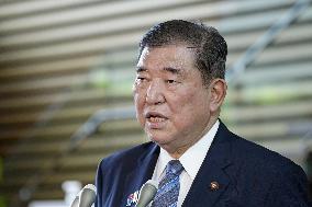 Japan PM Ishiba on farm minister's replacement