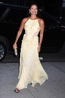Elizabeth Banks, Jessica Biel and Gloria Reuben Arrive at Premiere - NYC