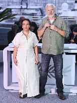 Cannes - Julian Assange's Statement T-Shirt At The Six Billion Dollar Man Photocall
