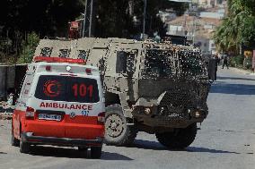 Israeli Forces Raid Refugee Camp - Nablus