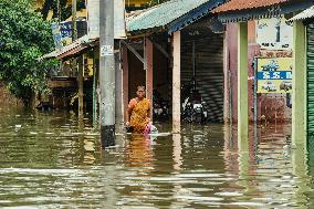 Heavy Rain Floods Guwahati Streets - India