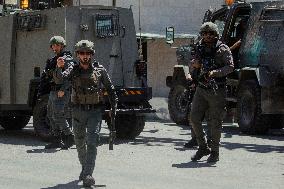 Israeli Forces Raid Refugee Camp - Nablus