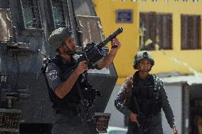 Israeli Forces Raid Refugee Camp - Nablus