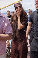 Cannes Emily Ratajkowski along the Croisette MP