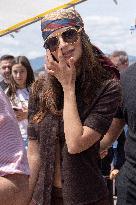 Cannes Emily Ratajkowski along the Croisette MP