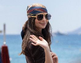 Cannes Emily Ratajkowski along the Croisette MP