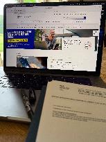 Illustration of Online Tax Declaration - France