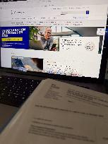 Illustration of Online Tax Declaration - France