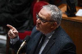 Questions to the government at the National Assembly in Paris FA