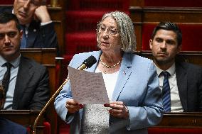 Questions to the government at the National Assembly in Paris FA