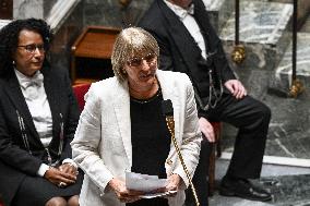 Questions to the government at the National Assembly in Paris FA