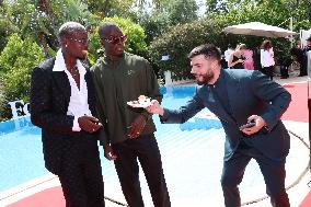 Cannes - Paul Pogba at Villa Forbes JD