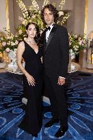 Cannes Chiara Bontempi, Gianmarco Tamberi  leave Hotel Martinez MP